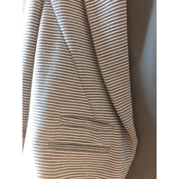 Gray Striped Blazer - Picture 2 of 4